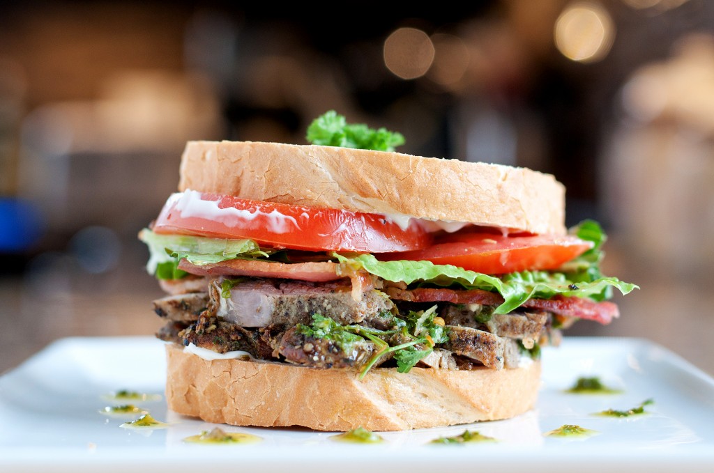 Pork & Salsa Verde Sandwich | bsinthekitchen.com #sandwich #leftovers #bsinthekitchen