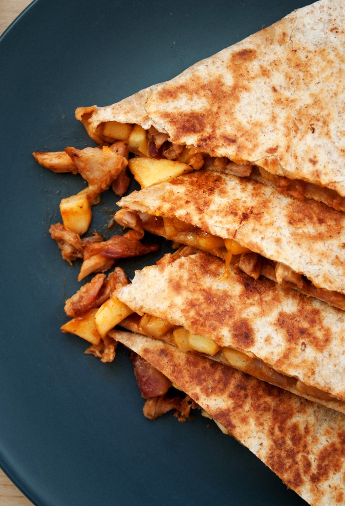 Sweet And Smokey Pulled Pork Quesadilla